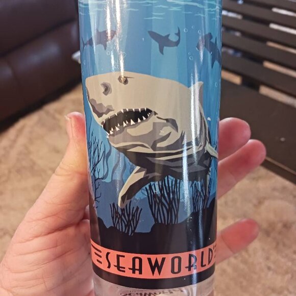 Set of Three 3 Sea World Pass Member Collectible 11 Ounce Glasses Tumblers 2009 - Picture 6 of 9